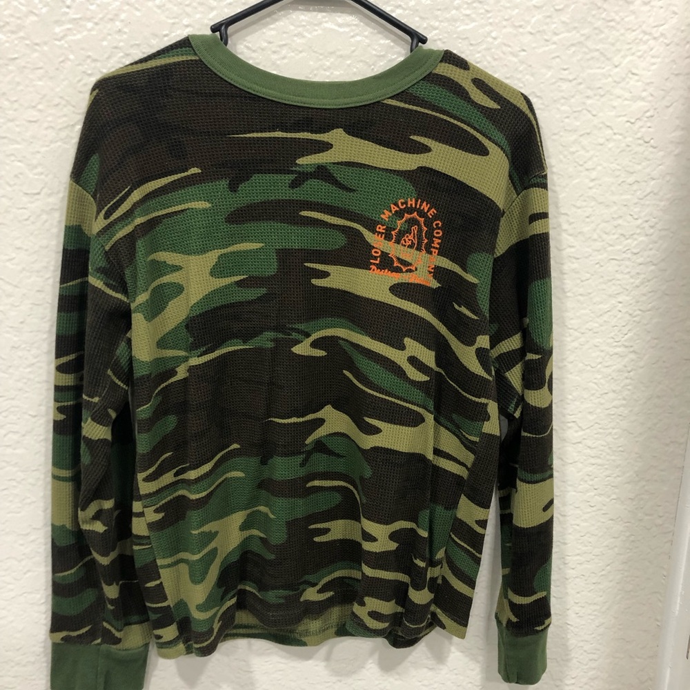 Loser machine long sleeve waffle cut